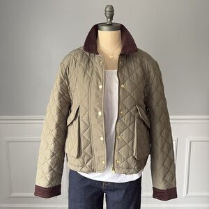 Love Tree Quilted Barn Jacket